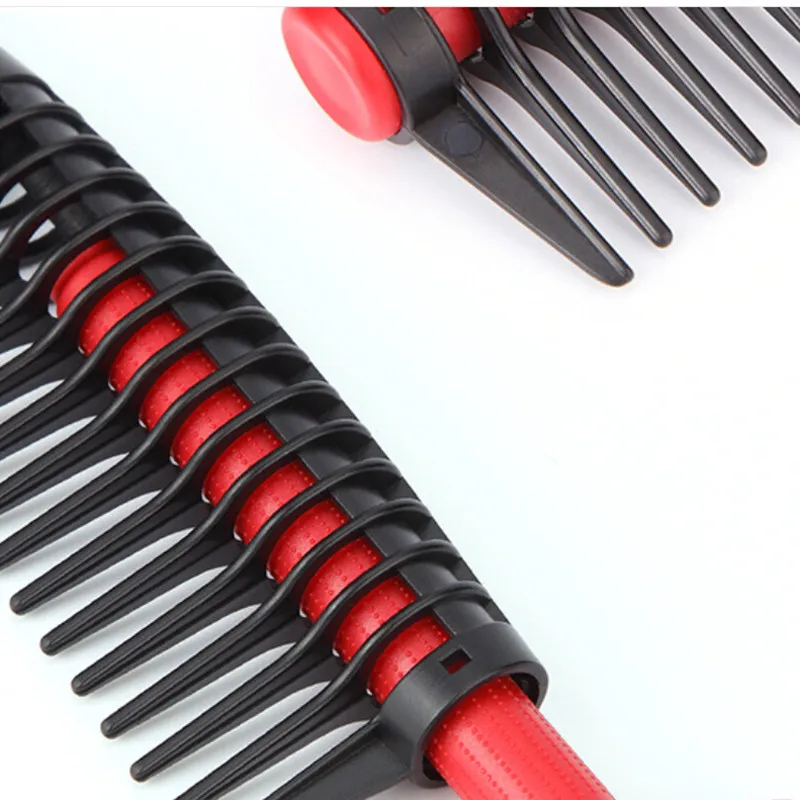 

Salon Barber Hair Brush Natural Boar Fluffy Bristle Anti Loss Comb Hairdressing Barber Tool Teasing Bristle Salon Hairbrush