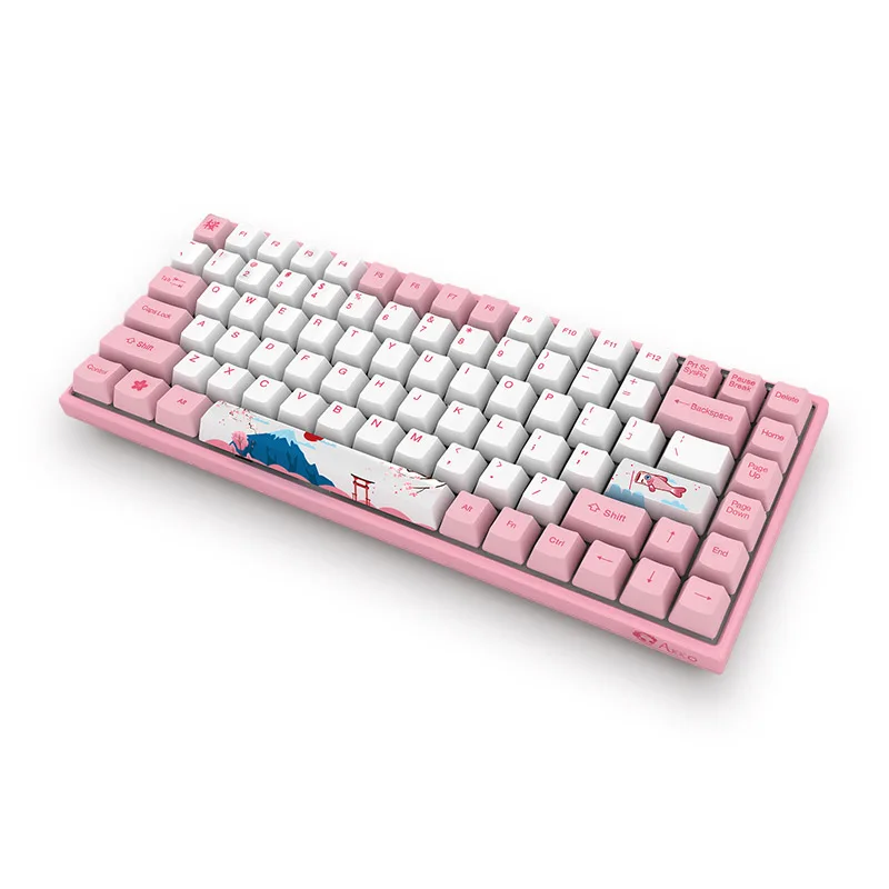 Akko 3084 USB Проводной Двойной режим 84 клавиши клавиатуры World Tour Токио Механическая игровая клавиатура для ПК, ноутбука, компьютера