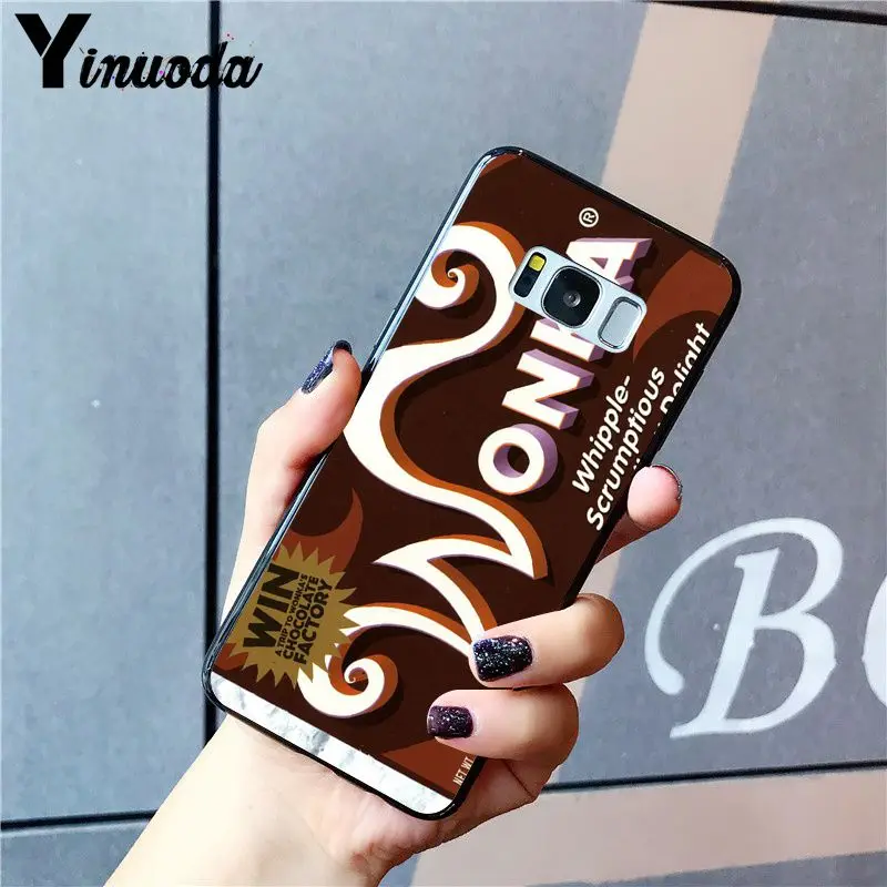 A6 Yinuoda Wonka Bar с золотым билетом Alpen Золотой шоколадный чехол для телефона samsung Galaxy S10 Plus S10E S6 S7 S8 S9 S9Plus S10lite - Цвет: A6