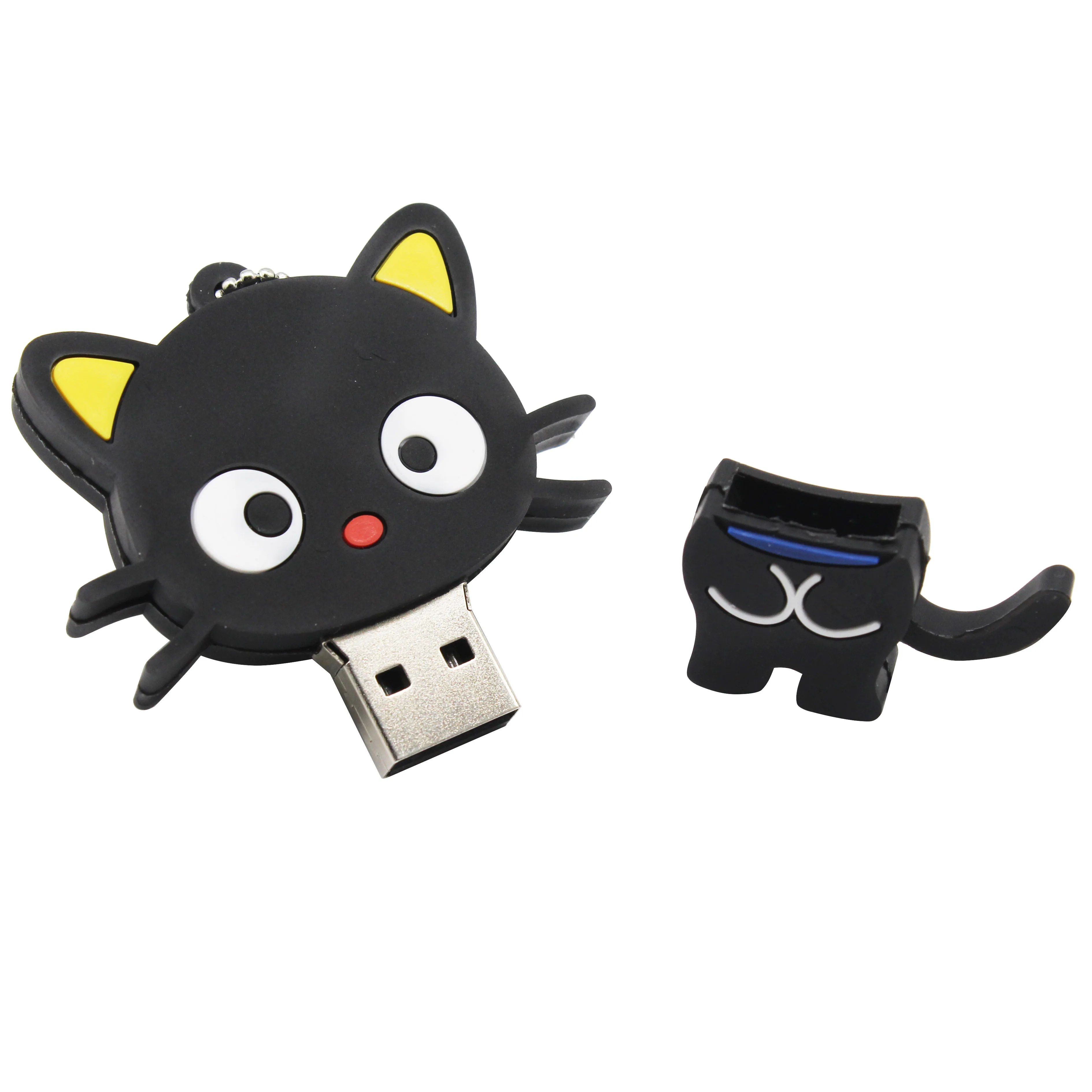 TEXT ME cute cartoon black cat usb2.0 64GB usb flash drive 2.0 4GB 8GB 16GB 32GB pen | Компьютеры и офис