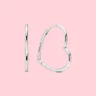 Оригинальные серьги-кольца из настоящего серебра 925 пробы, классические асимметричные серьги из стерлингового серебра S925, ювелирные изделия, подарок