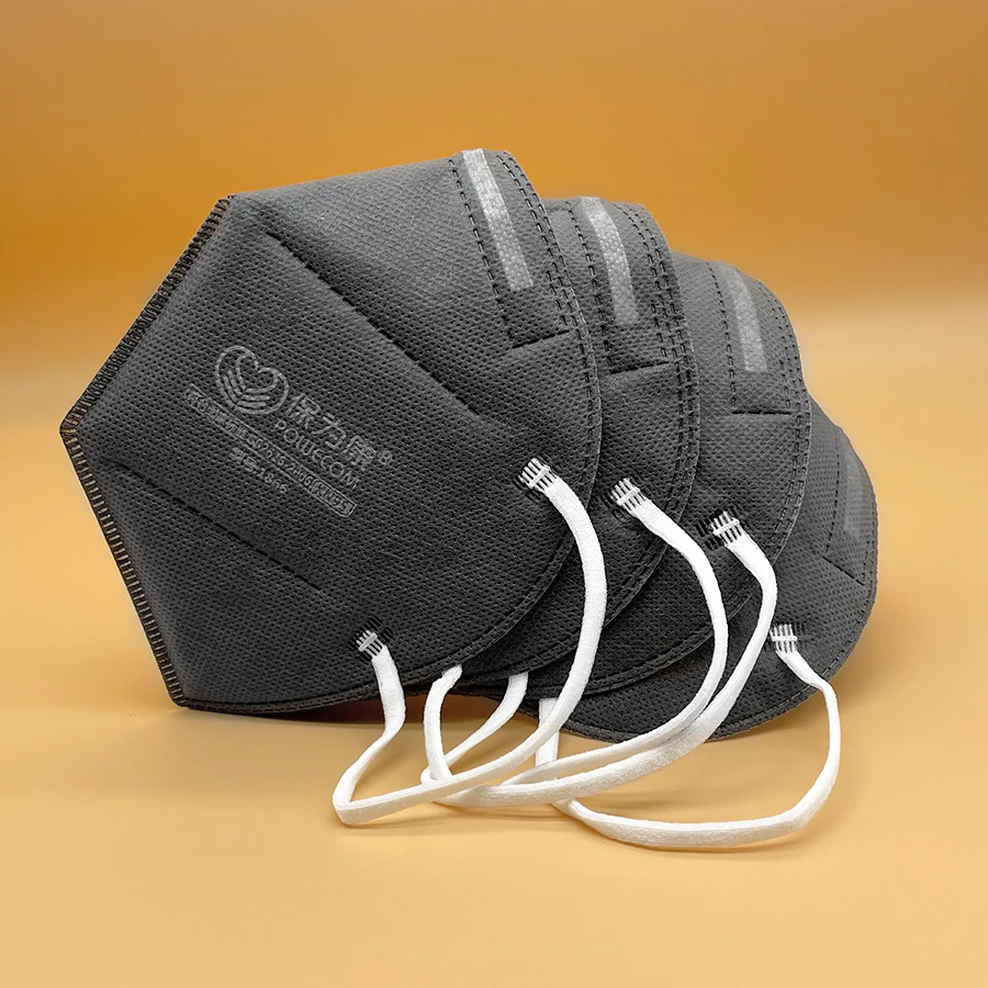 10-60 шт. маска для лица с активированным углем KN95 5-слойная Пыленепроницаемая рта