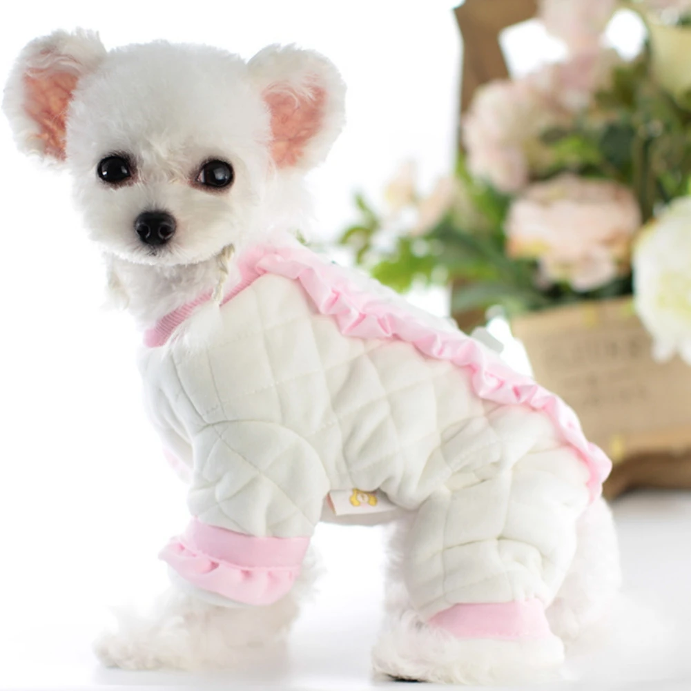 

Winter Warm Dog Clothes Thicken Jumpsuit Puppy Pet Dog Coat Jacket For Small Medium Dogs Hooded Clothing Overalls Outfits