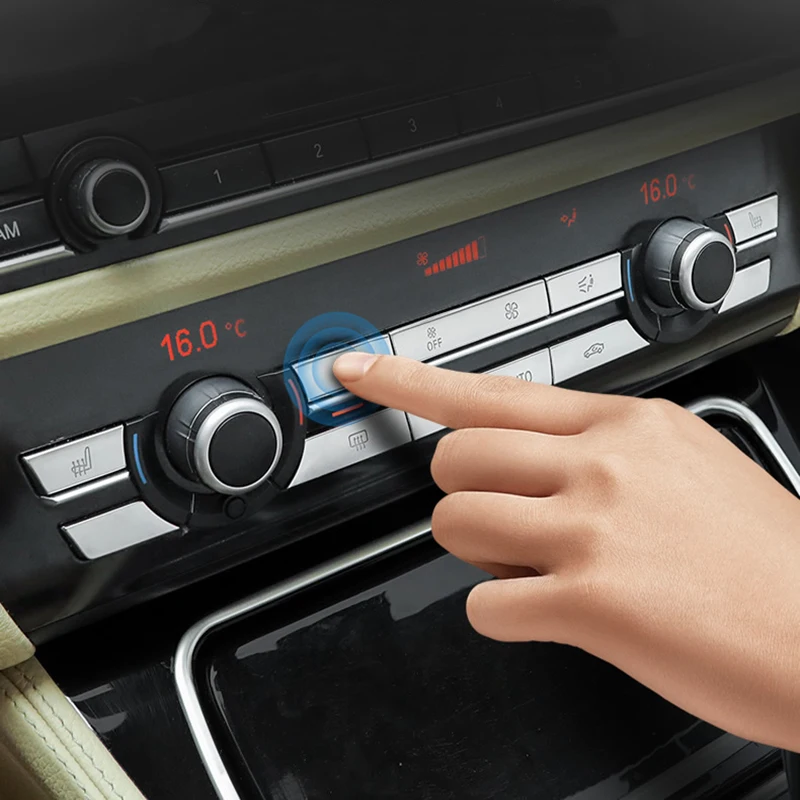 

Для BMW 5 серии F10 F18 автомобильный Стайлинг мультимедийный кондиционер CD панель Кнопка крышка внутренние кнопки стикер автомобильные аксессуары