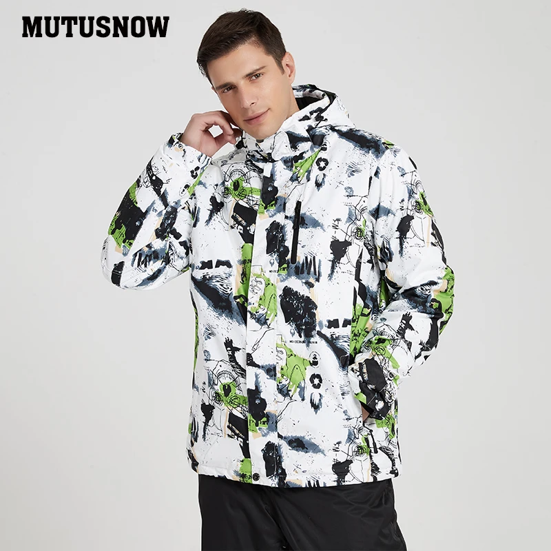 Зимняя Лыжная куртка Мужская спортивная мужская одежда водонепроницаемое