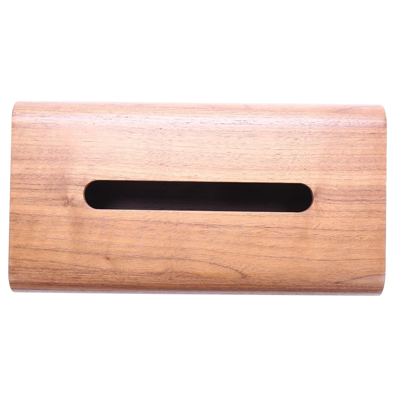 

Japanese-Style Wooden Tissue Box Household Paper Table Creative Desktop Storage Box Simple Fashion Living Room Tissue Box