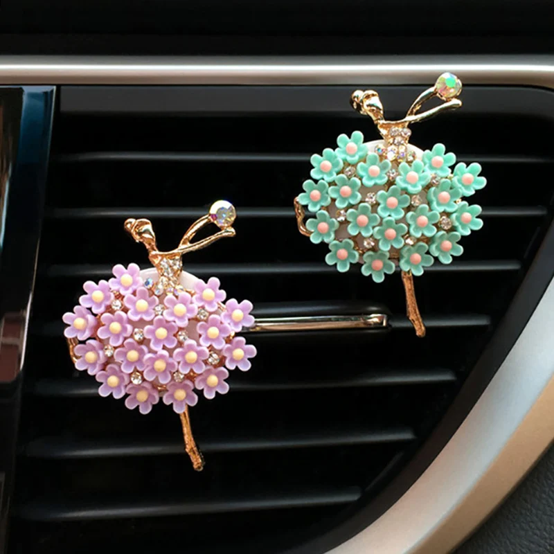 Женский балетный освежитель воздуха зажим для автомобильной вентиляционной