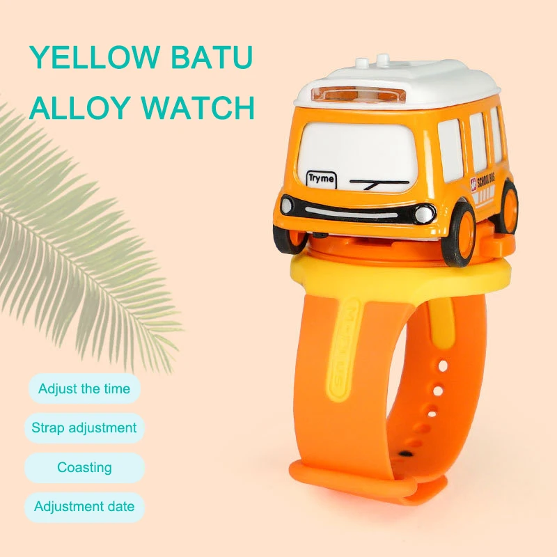 Инерционная Индукционная мультяшная машинка со звуком и светом Детские