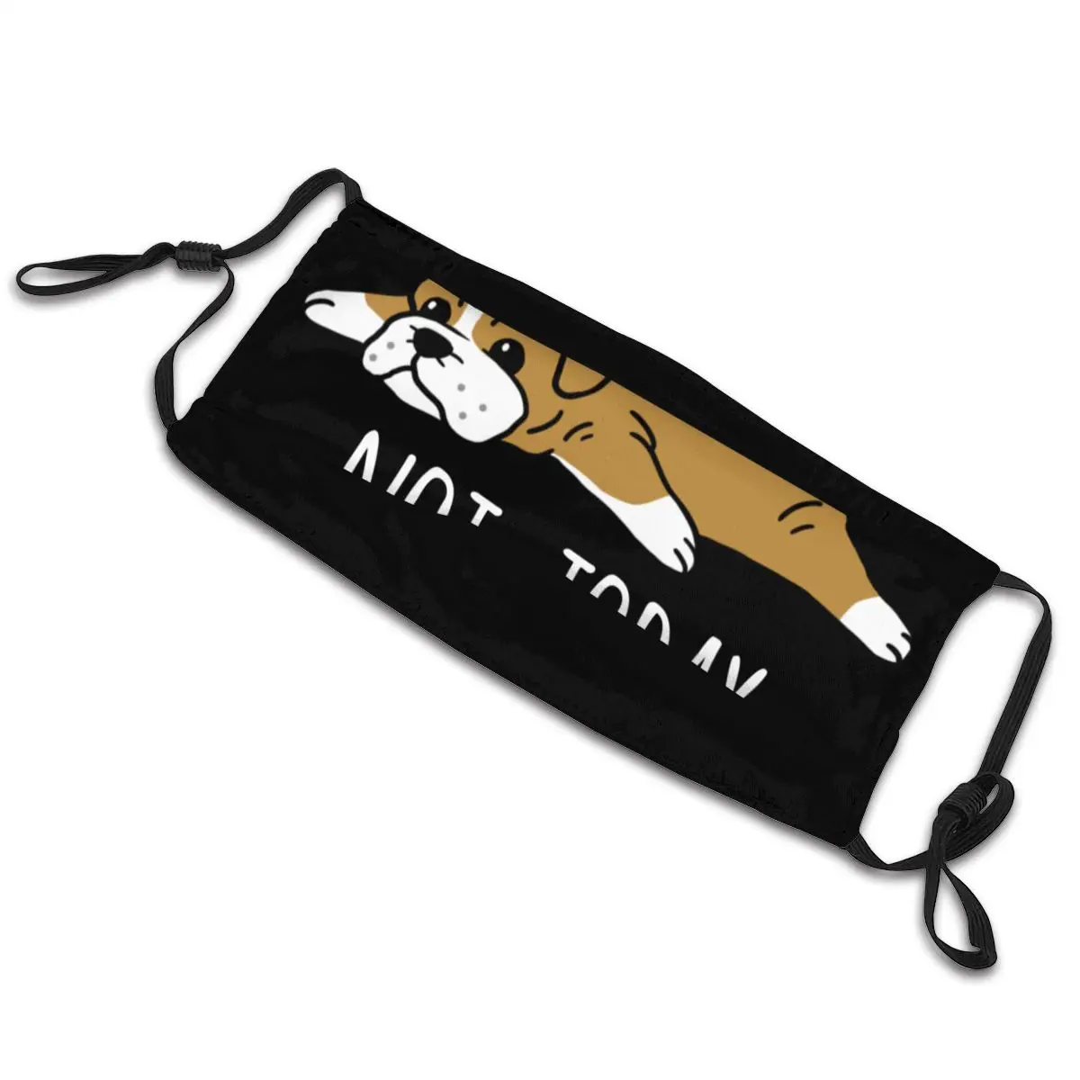 Забавная не сегодня английская бульдог Собака для мужчин и женщин Мужская