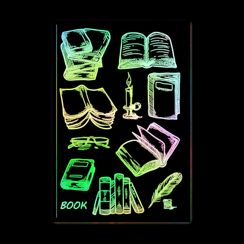 Прозрачные силиконовые штампы для книг размером 11 х16 см | Дом и сад