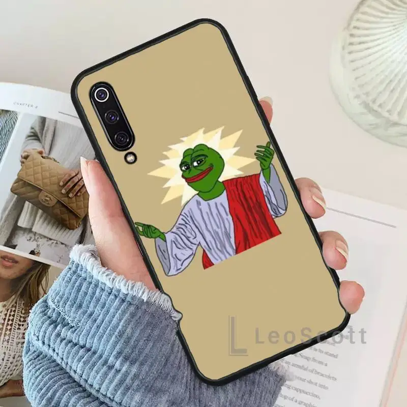 

Funny cute frog Pepe Phone Case For Xiaomi Redmi 7 9t 9se k20 mi8 max3 lite 9 note 8 9s 10 pro