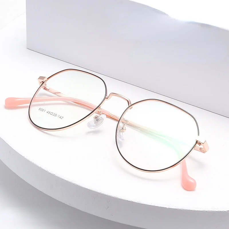 

Women's Glasses Frame Myopia Glasses Optical Prescription Glasses Metal Glasses Wholesale 6001 Eye Glasses Frames for Women