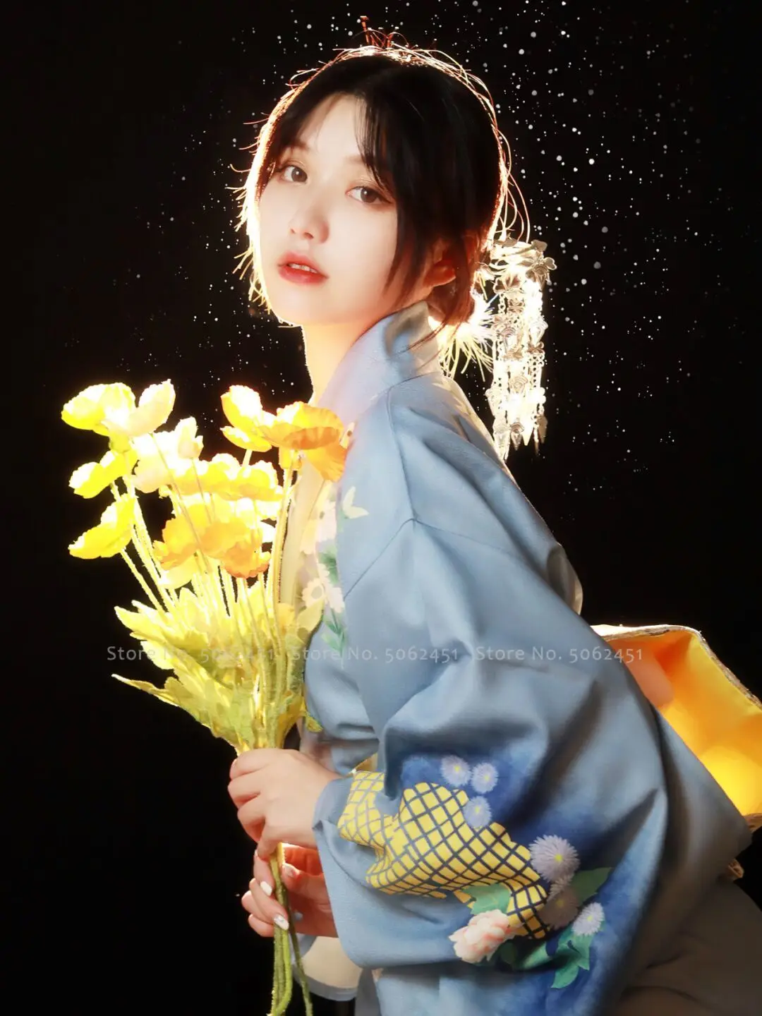 Кимоно женское в традиционном японском стиле элегантное свадебное вечернее