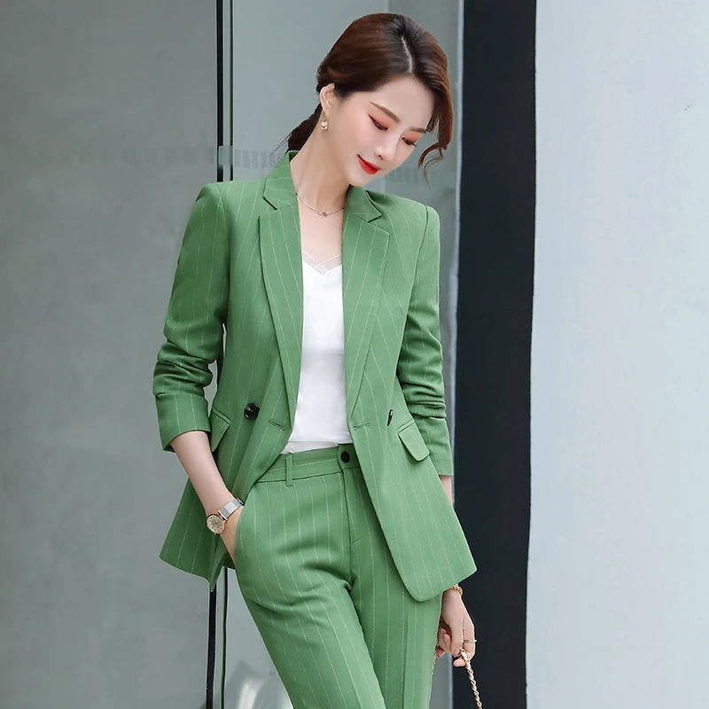 Ladies Office OL Styles Pantsuits Blazers Set with Pants and Jackets Coat for Women Formal Professional Female Clothing | Женская одежда