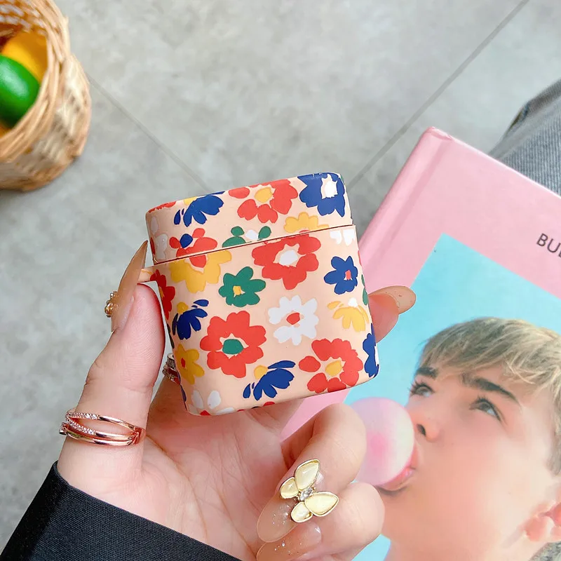 Мягкий чехол для наушников из поликарбоната Xiaomi Airdots Air 2s /Air 2 защитный с милым