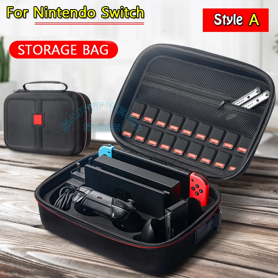 

For Nintend Switch Big Storage Carrying Bag NS Cute Deluxe EVA Travel Hard Case Cover Portable Suitcase for Nintendo Switch Game