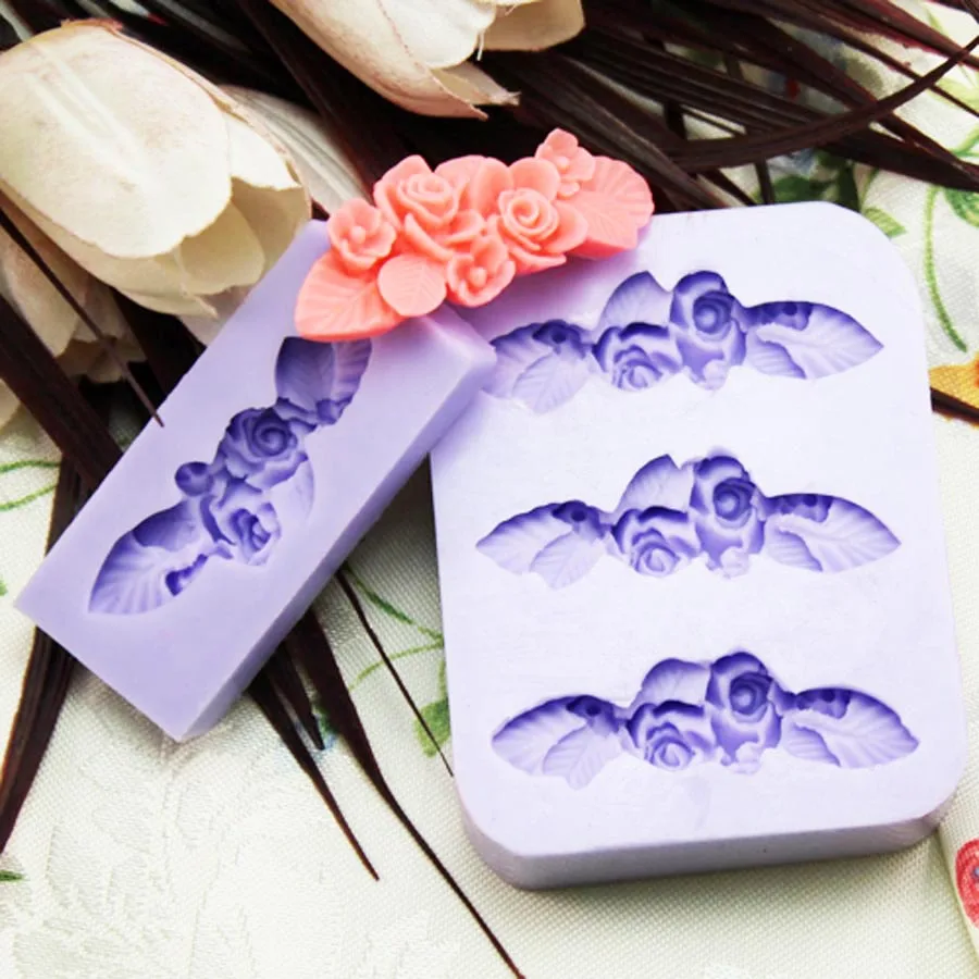 

Candy Flower Soft Silicone Epoxy Molds Chocolate Fondant Cake Decoration Mould