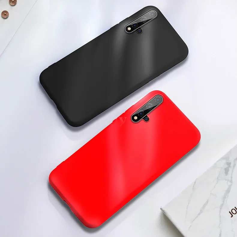 Чехол Teppka для huawei Nova 5 T, жидкий силиконовый чехол для телефона, Мягкий ТПУ, детский Кожаный противоударный чехол для huawei Nova5T Coques