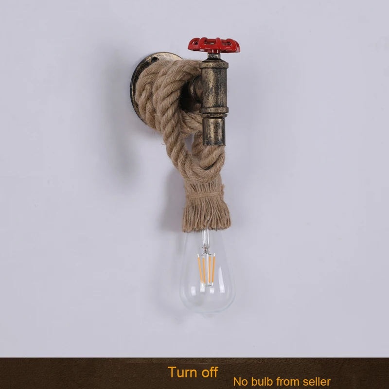 Винтажная настенная лампа в стиле лофт дизайнерский светильник для