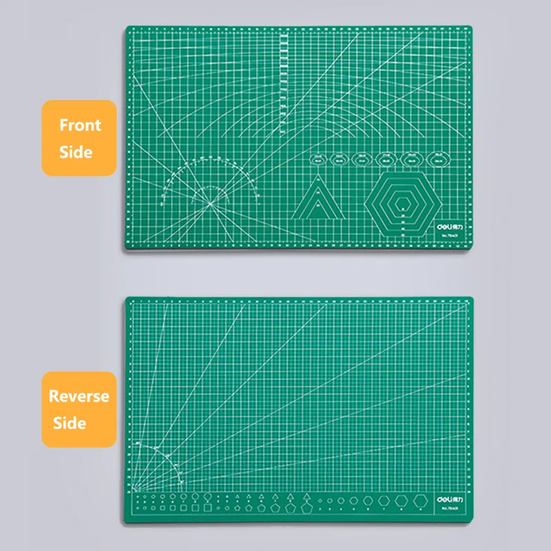 Deli PVC A2 A3 A4 разделочная доска разного размера 3 мм Толщина двухсторонний