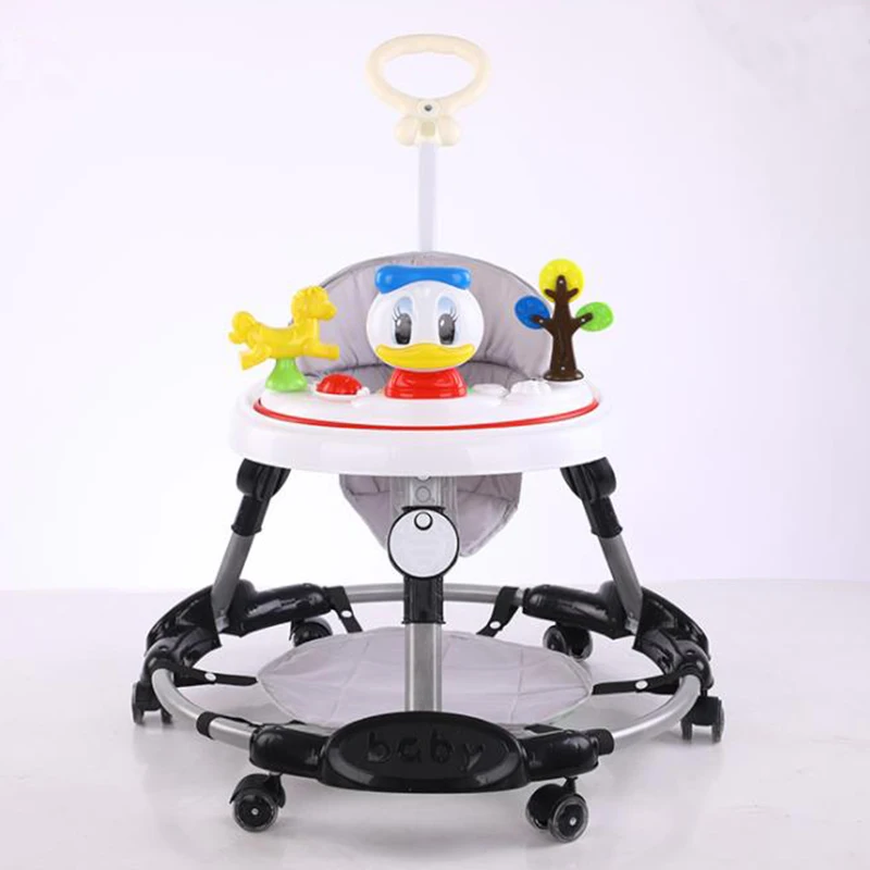 

High quality height adjustable musical baby walker