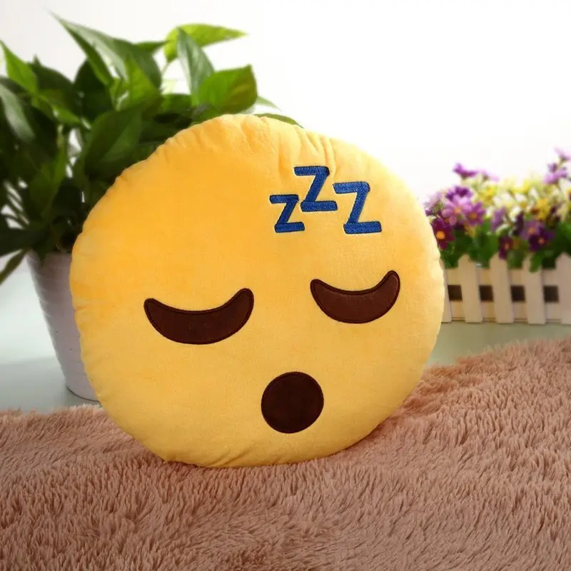 Подушка Emoji ZZZ (Эмоджи Спящий / Sleep 28 см)|Подушка| |