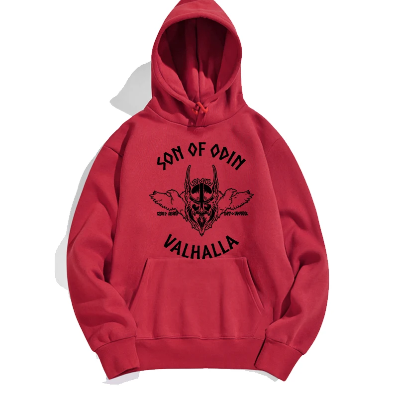 

Vikings Son Of Odin Valhlla Woman Hooded Hoodie Sweatshirt Men Skateboard Hoodies Sweatshirts Spring Autumn Pullover Streetwear