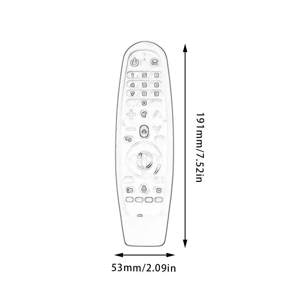 1 шт пульт дистанционного управления силиконовый чехол противоударный Волшебная