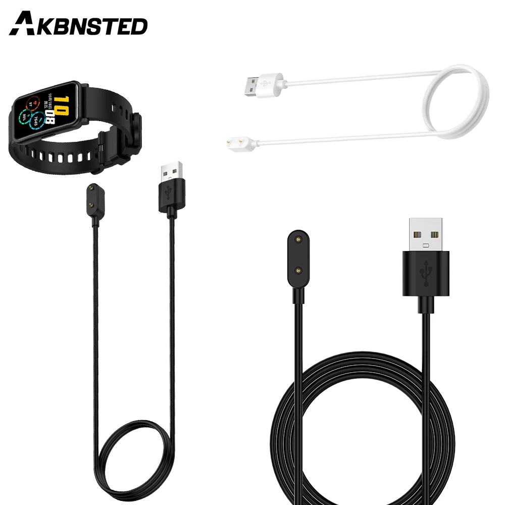 

AKBNSTED 1 м длинное магнитное зарядное устройство для быстрой зарядки док-станция для Huawei Fit/Honor Band 6/ES/Huawei детские часы 4X зарядный кабель для час...