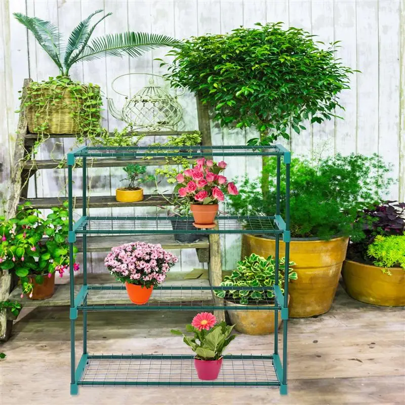 

1Pc Durable Garden Practical Flower Pot Stand Storage Rack Pot Holder Plant Display Rack