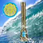 Подводный фонарь Lofam Utral, яркий светодиодный фонарь 9xXM-L2, 8000 Люмен, фонарик для дайвинга Torch100M, подводная охота, фонарь для дайвинга с 26650