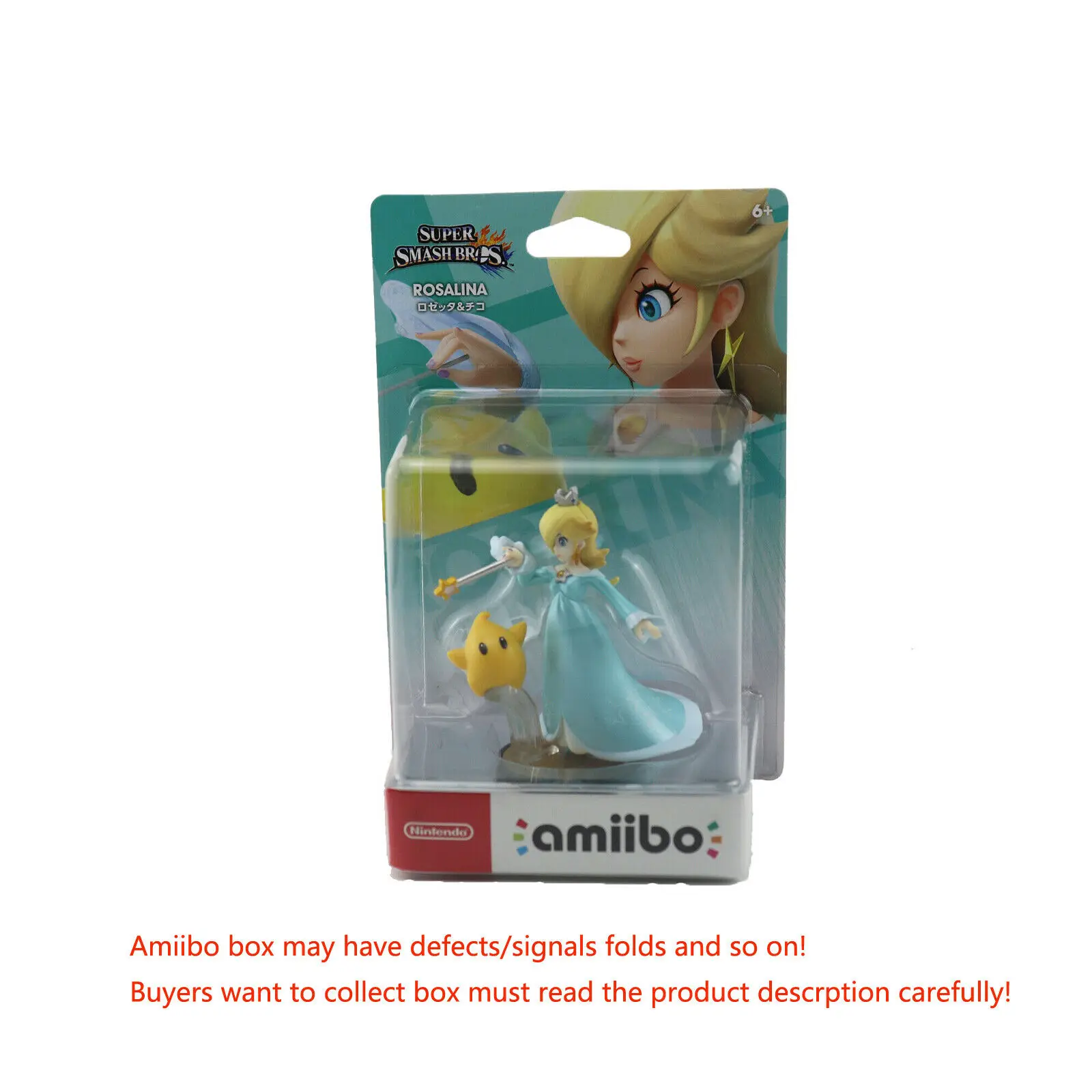 Rosalina Фигурка Amiibo из серии Super Mario Luigi Peach Yoshi Bowser Donkey Kong для wii U - Цвет: Rosalina