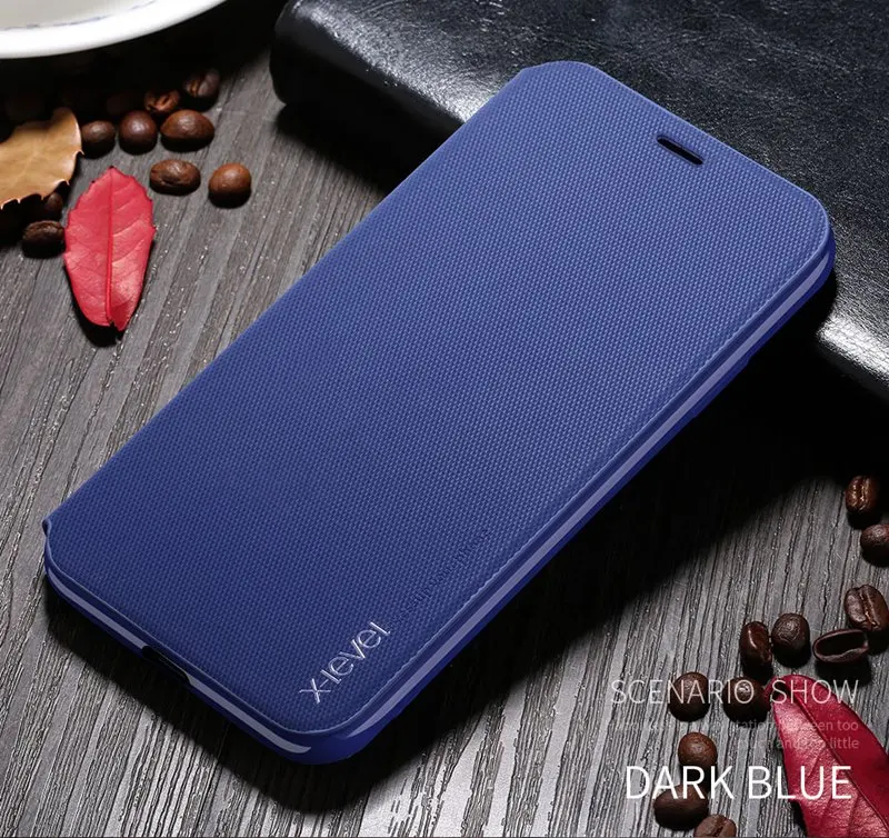 X-Level держатель карты кожаные флип-Чехлы для iPhone11 Pro XS Max XR X 8 8 6 6S 7 Plus ультра тонкий бизнес-Чехол-оболочка