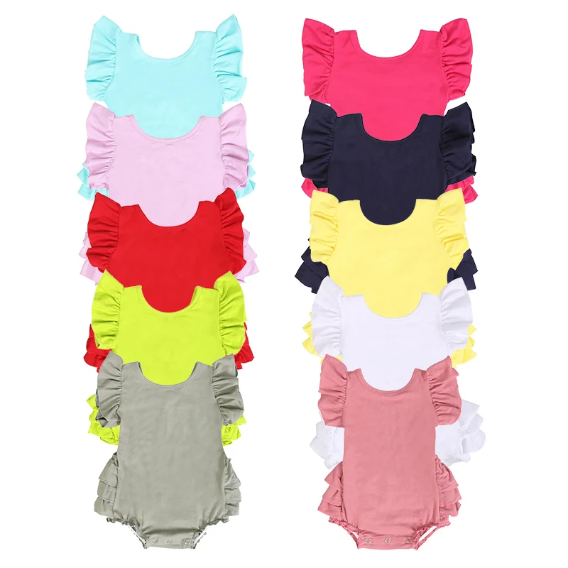 Лидер продаж летняя и осенняя хлопковая одежда Kaiya Angle для новорожденных девочек