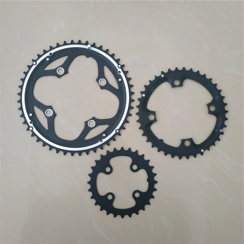 TRUYOU 48 46T 38T 36T 28T 26 т 24 BCD 104 64 MTB передняя Звездочка Алюминий с цепочкой из сплава