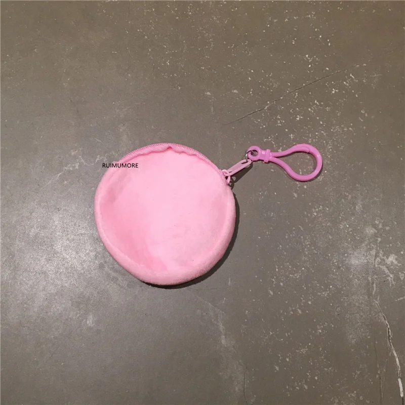 5 цветов милый плюшевый мини-кошелек для девочек брелок с карманом монет кошелек