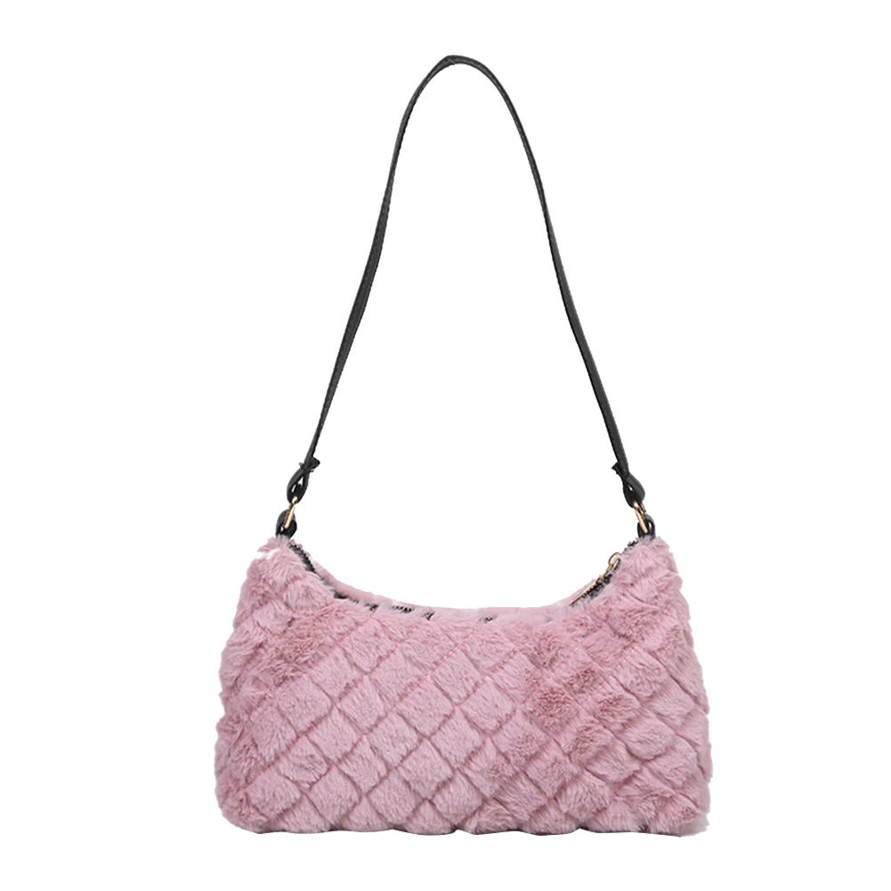 

Fashion Street Handbags for Women Party Underarm Pouch Solid Shoulder Purse Bags Youth Ladies Simple Versatile Bag
