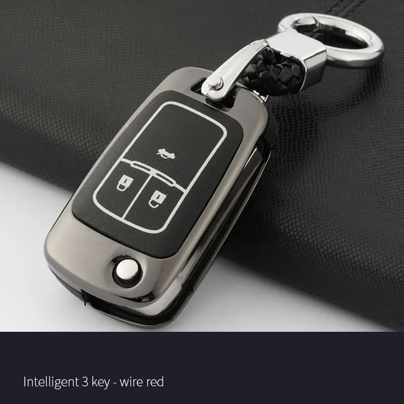 Galvanized Alloy Car Key Case for Chevrolet cruze accessories orlando tahoe trax OPEL VAUXHALL Insignia Astra keychain | Автомобили и