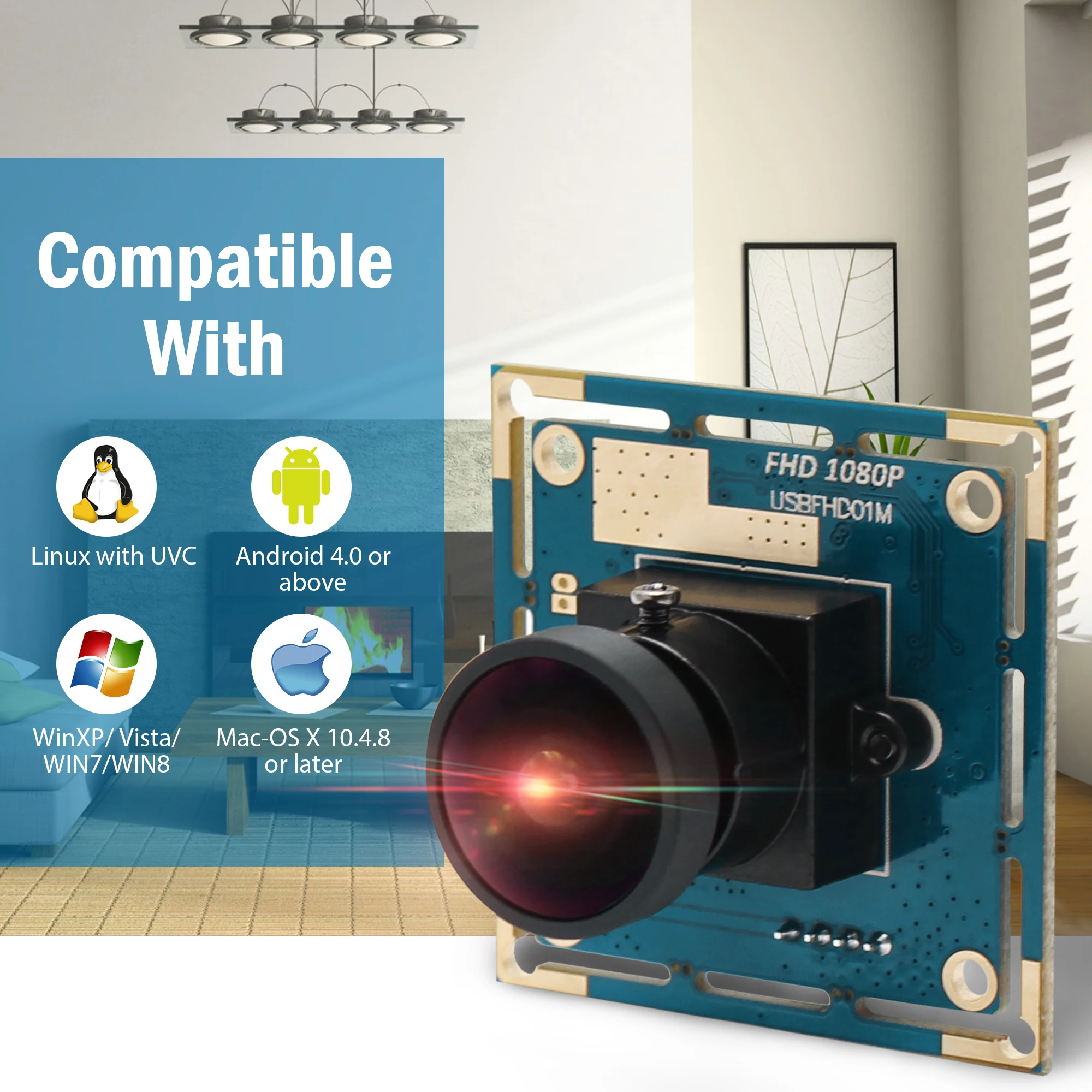 ELP 2 0 мегапикселей Android Linux Windows Full HD 1080P 30fps высокая скорость 170 градусов рыбий глаз