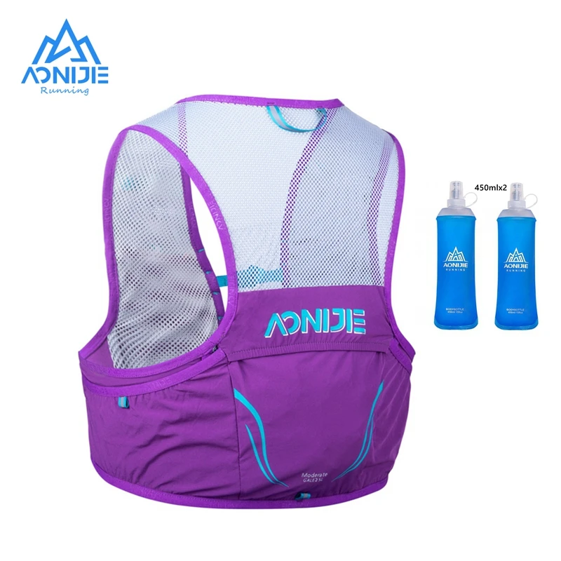 AONIJIE C932S 2.5L Outdoor Ultralight Running Vest Backpack Portable Hydration Pack Bag for Camping Hiking Cycling Marathon Race