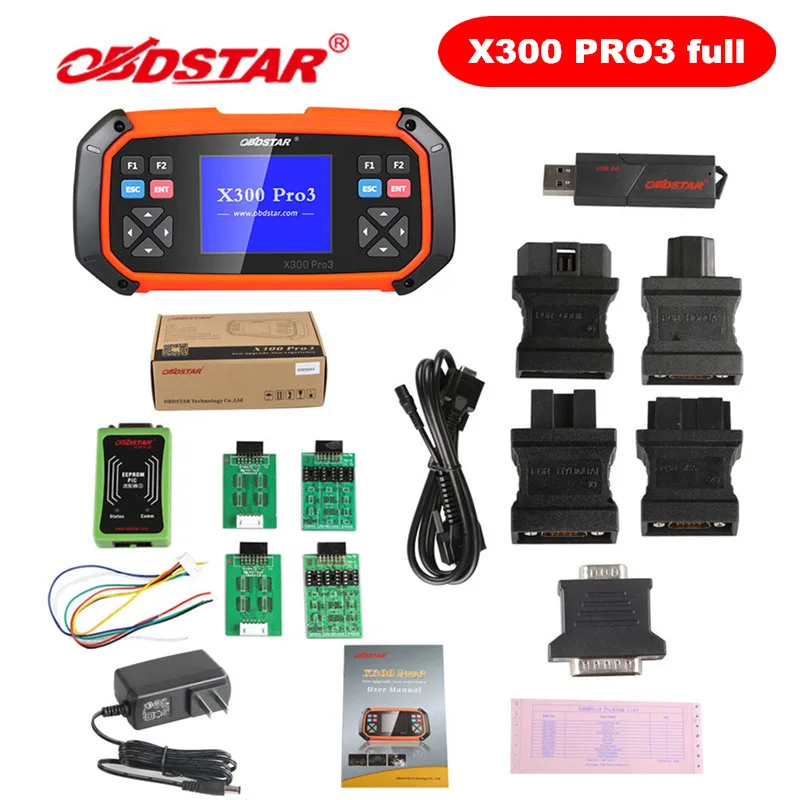 OBDSTAR X300 PRO3 ключ мастер полная посылка Поддержка конфигурации для Toyota G & H чип все