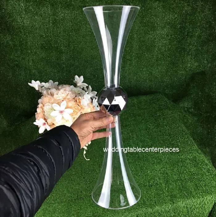 10 шт.) труба акриловая Свадебная ваза для цветов свадебного стола Центральная
