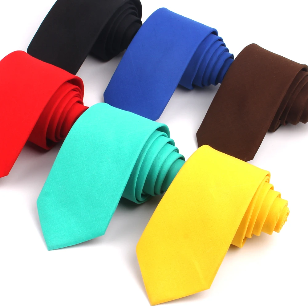 Solid Skinny Neck Ties for Men Women Casual Suits Neck Ties Candy Color Mens Neckties For Business Wedding Gravatas Men Ties