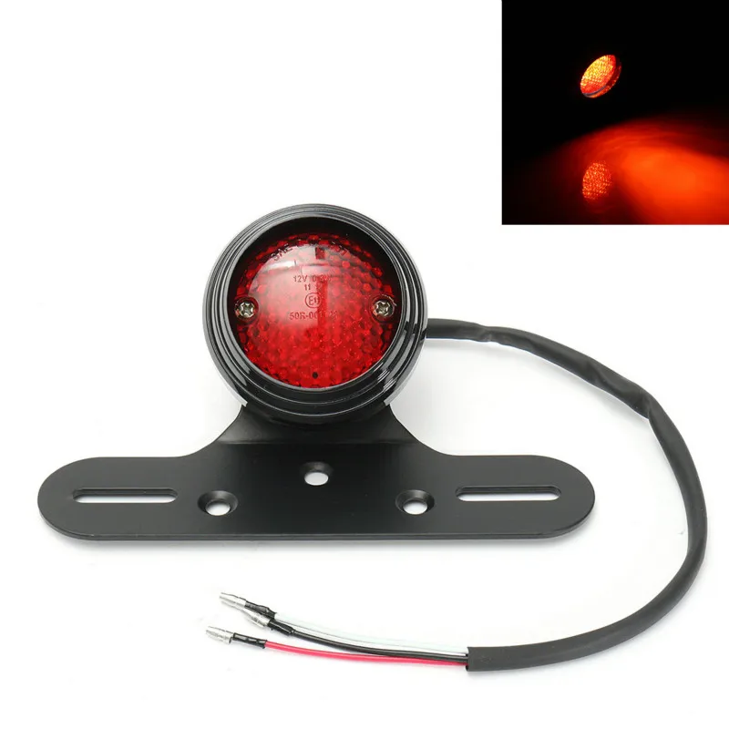 Mofaner 12V Универсальный мотоцикл задний светильник светодиодный фонарь стоп