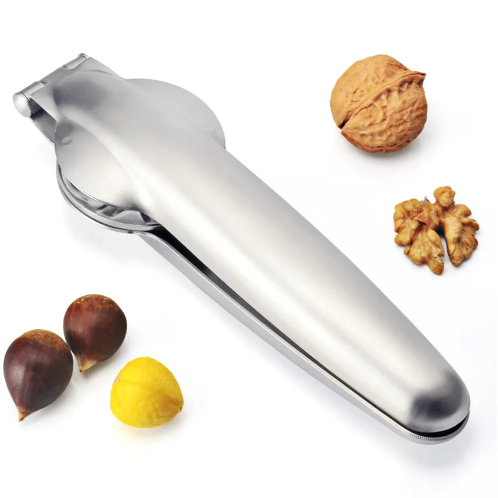 

Nut Opener Cutter Gadgets 2 in 1 Quick Chestnut Clip Walnut Pliers Metal Nutcracker Sheller Kitchen Tools Stainless Steel