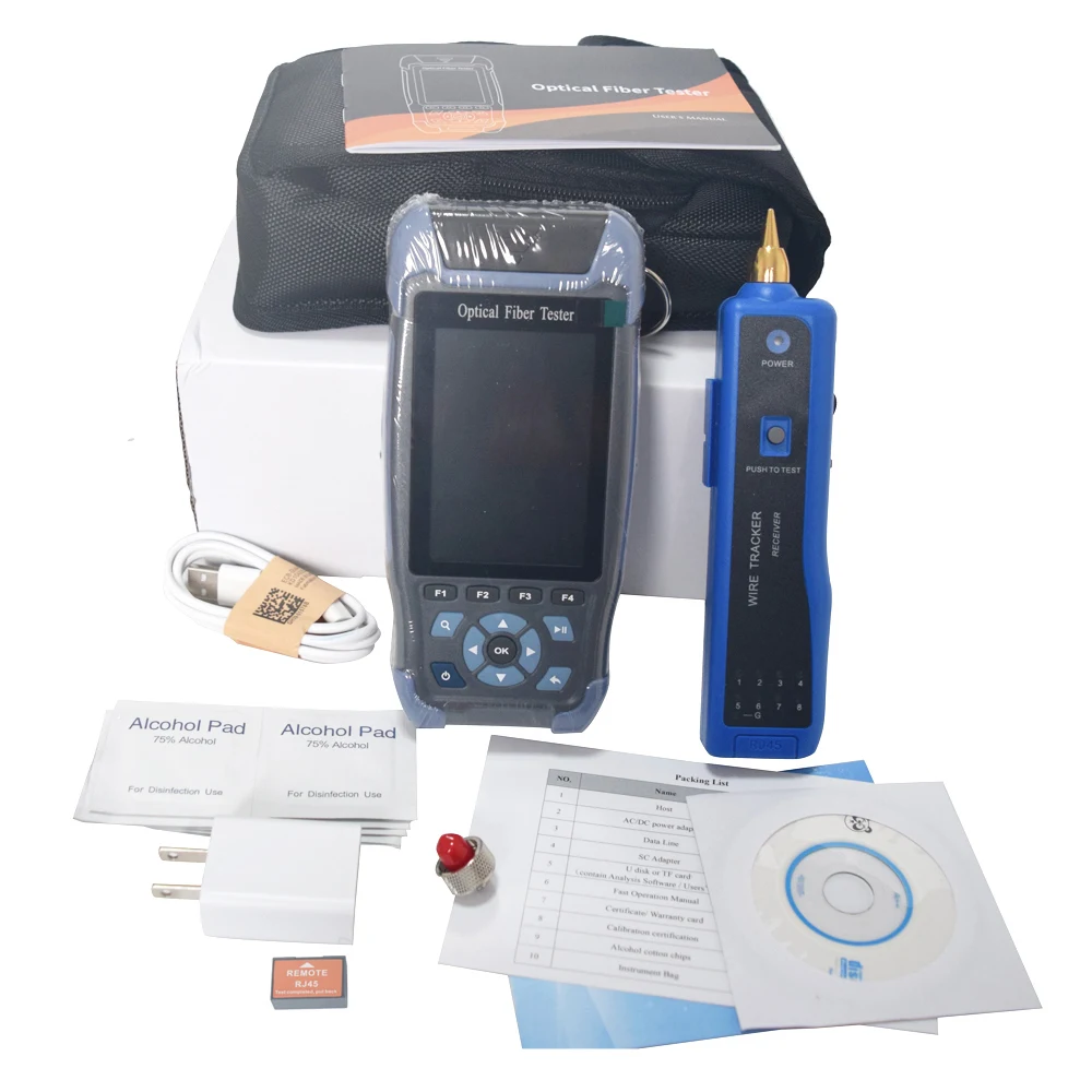 Профессиональный оптический мини рефлектометр с временным доменом 1310 нм VFL OLS OPM