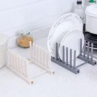 Подставка для кухонной посуды, многофункциональный органайзер для крышек кастрюль, пластиковая ложка для хранения посуды