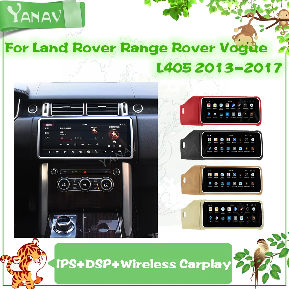 

Автомагнитола Android для Land Rover Range Rover Vogue L405 2013- 2017 GPS-навигация магнитофон Мультимедийный MP3-плеер Carplay