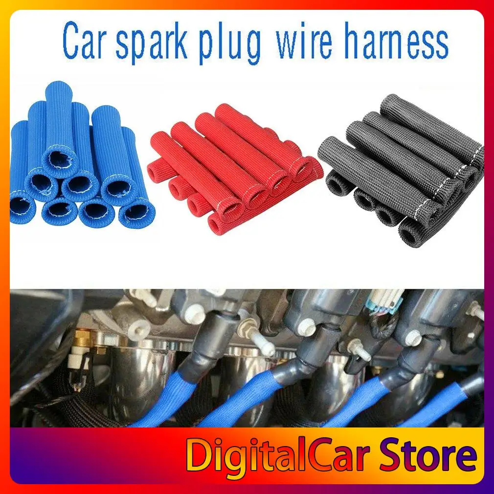 

Spark Plug Protective Sleeve High Temperature Automobile Spark Plug Protective Sleeve 8pcs/set For Heating Rod And Engine