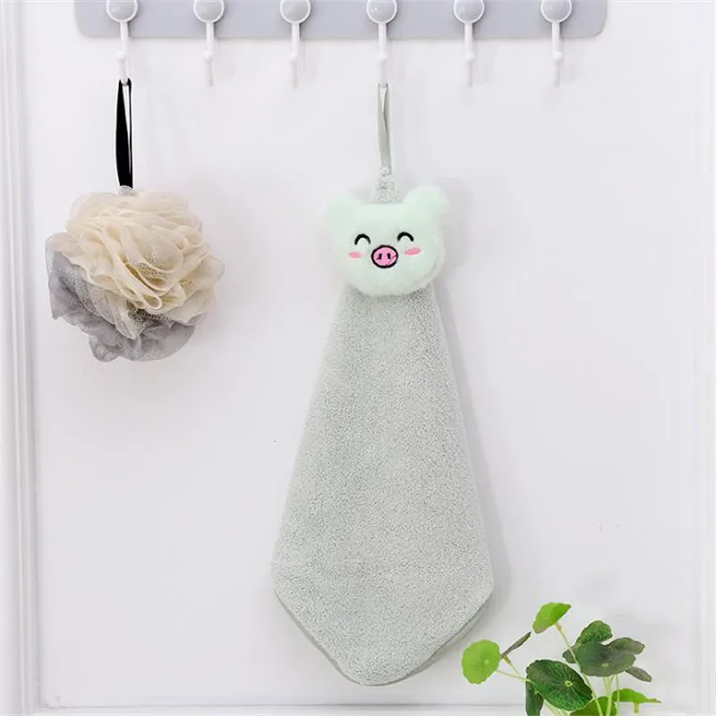 Новинка 1 шт. милое полотенце для рук с изображением поросенка детей детское